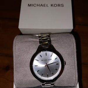 silver Michale Kors watch